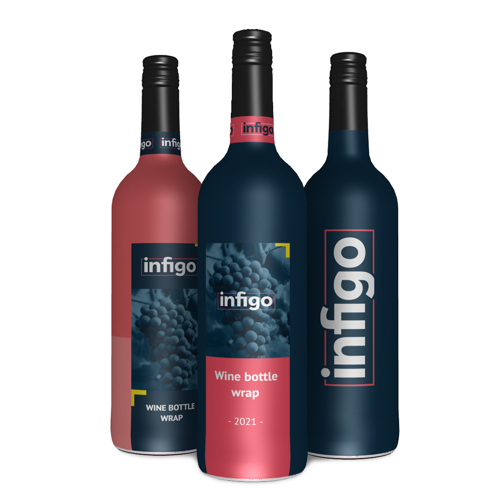 Zeige Details für Wine Bottle Shrink Wrap - 3D