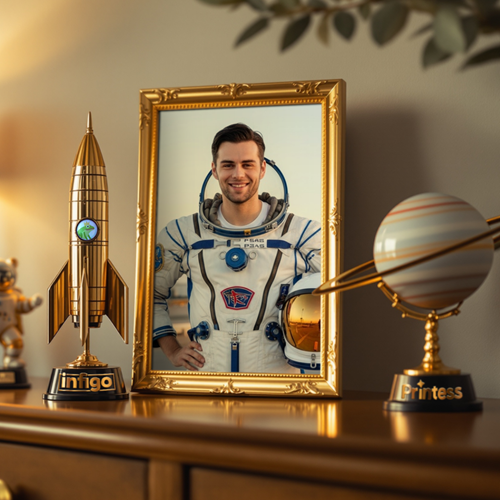 Zeige Details für Astronaut Poster