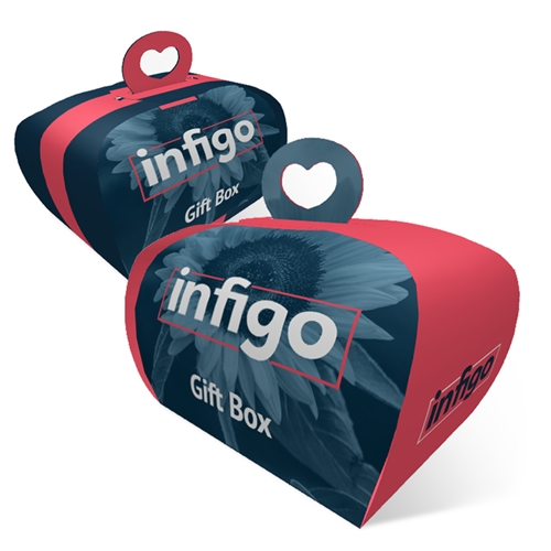 Zeige Details für Folded Gift Box - 3D