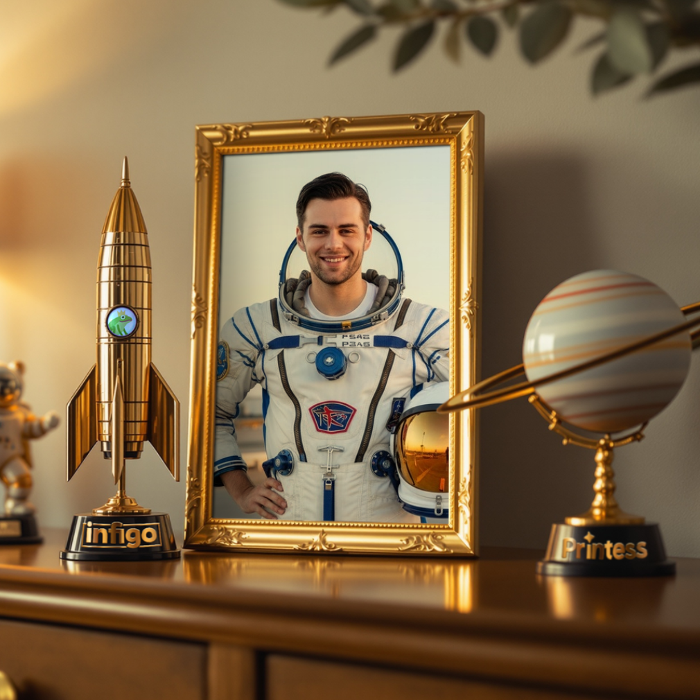 Zeige Details für Printess - Astronaut Poster