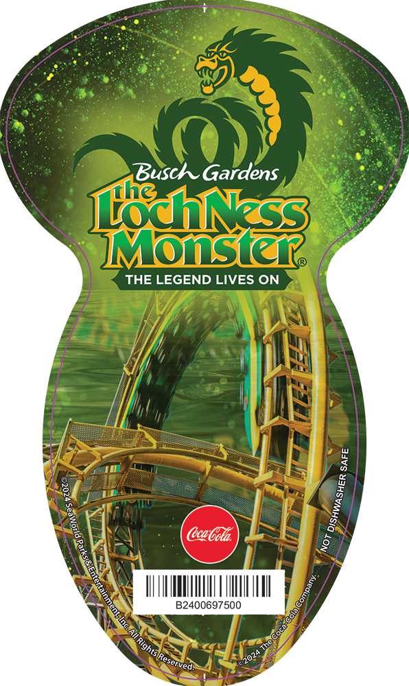 Zeige Details für Busch Gardens - The Loch Ness Monster Label