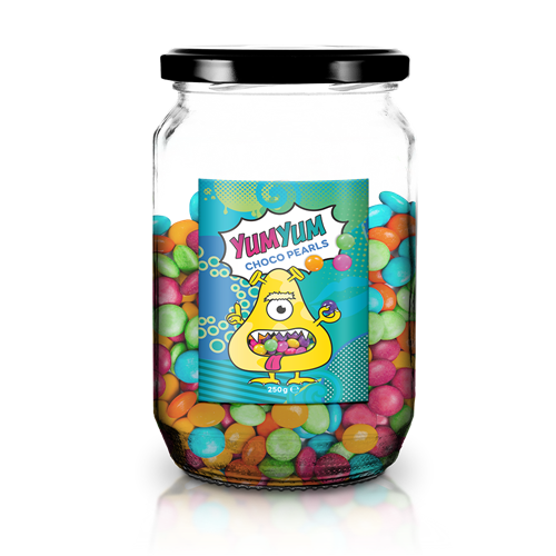 Zeige Details für Hybrid Label Choco Pearls 